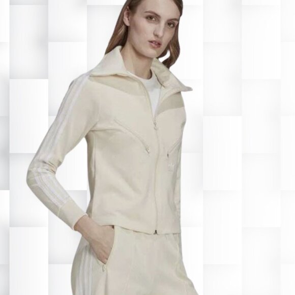 Adidas Primegreen Track Jacket - Wonder White - Size Medium - NWOT 💫 - Picture 3 of 16